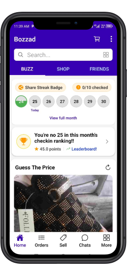 Bozzad app screenshot